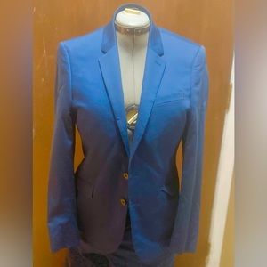 Express Photographer Suit, Blue, Skinny fit